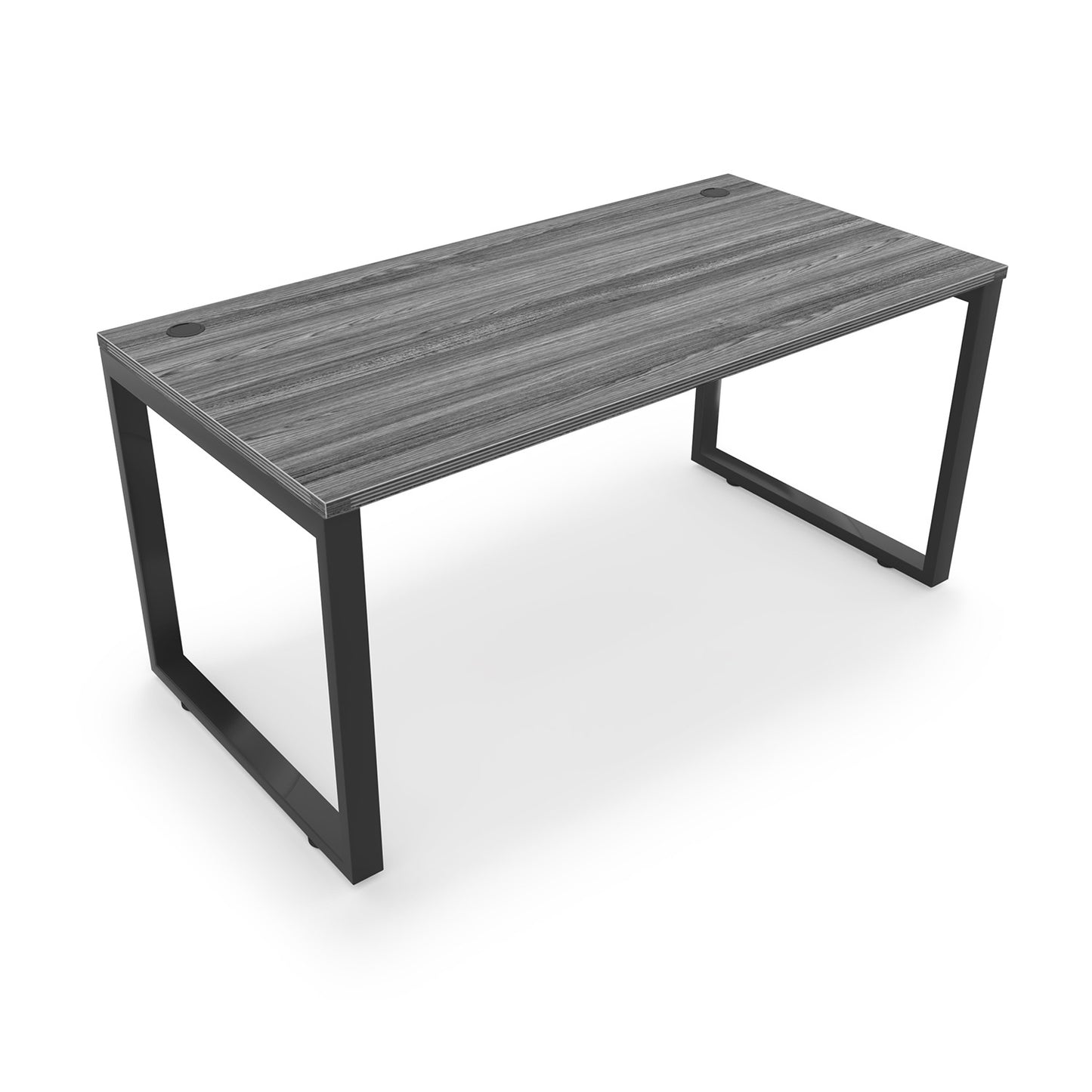 i5 Industries Fusion Metal Leg Desk with Grommets, 30″ x 48″