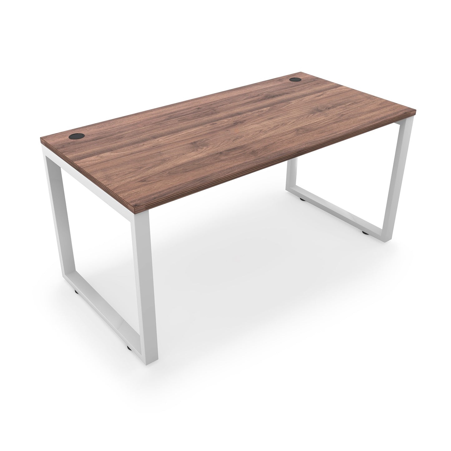 i5 Industries Fusion Metal Leg Desk with Grommets, 30″ x 48″