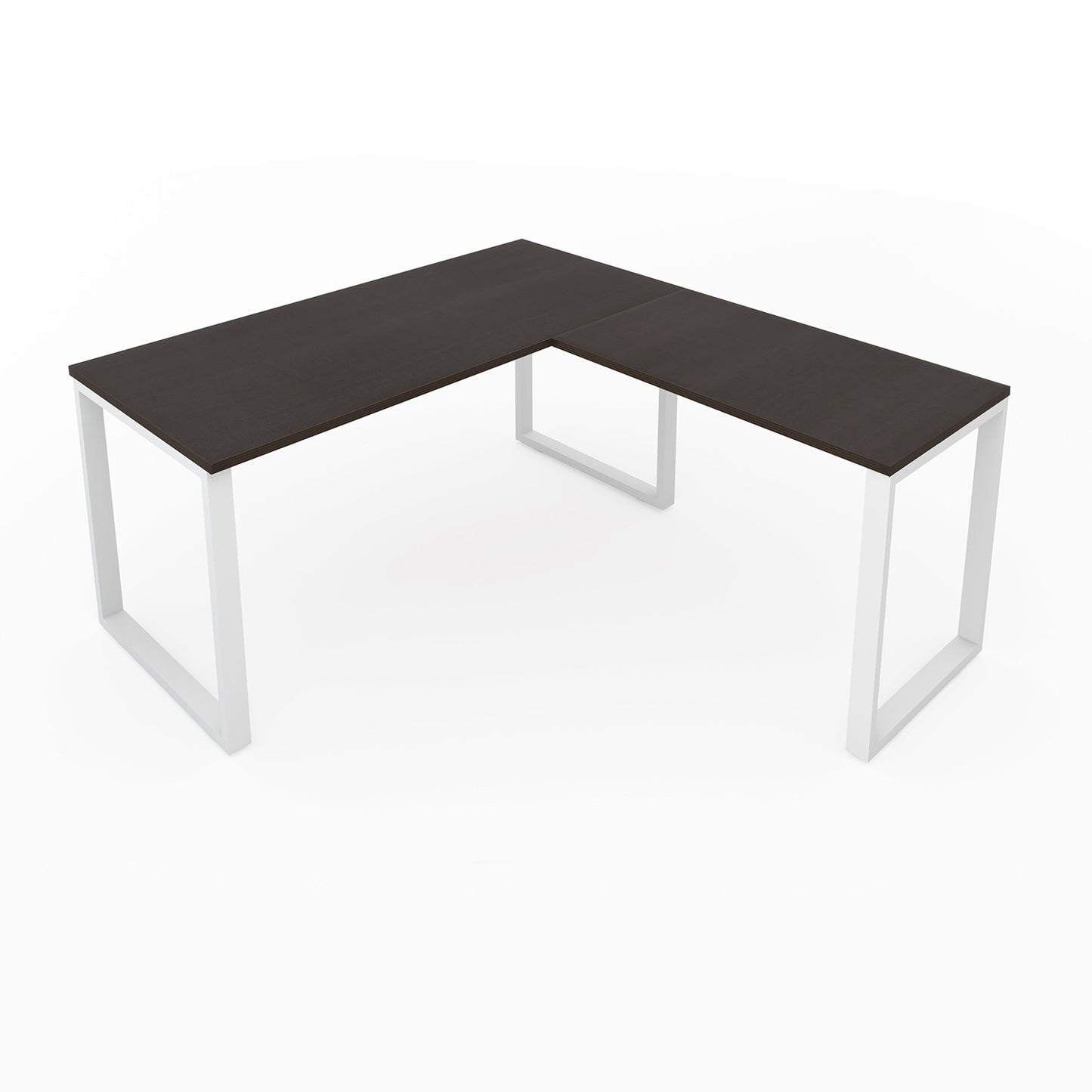i5 Industries Fusion L-Shaped Metal Leg Desk, 72″ x 84″