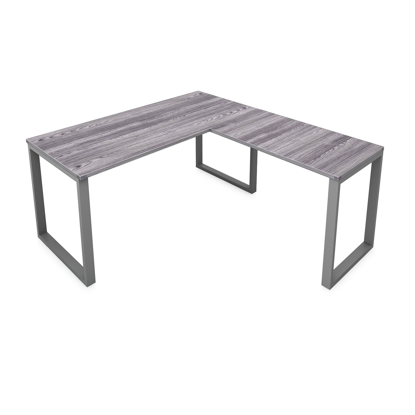 i5 Industries Fusion L-Shaped Metal Leg Desk, 72″ x 78″