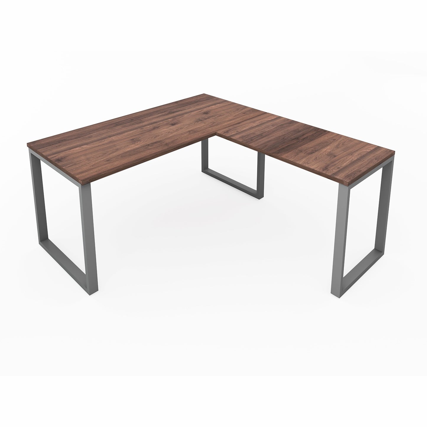 i5 Industries Fusion L-Shaped Metal Leg Desk, 72″ x 78″