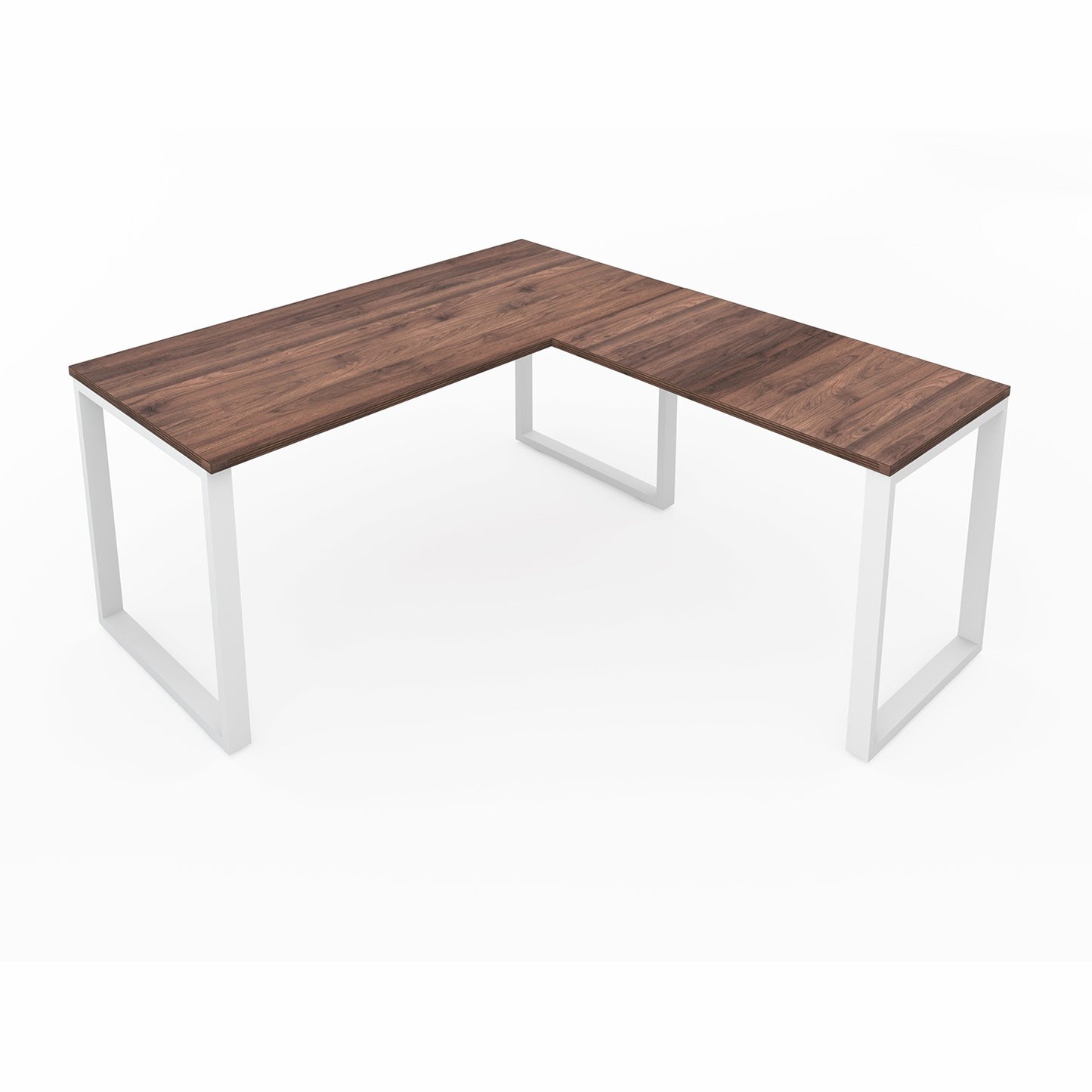 i5 Industries Fusion L-Shaped Metal Leg Desk, 72″ x 72″