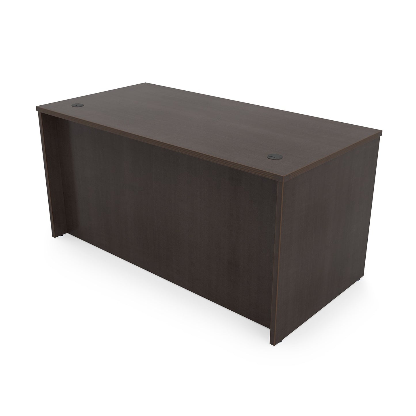 i5 Industries Kai Rectangular Desk with Double Full Pedestals, 36″ x 71″