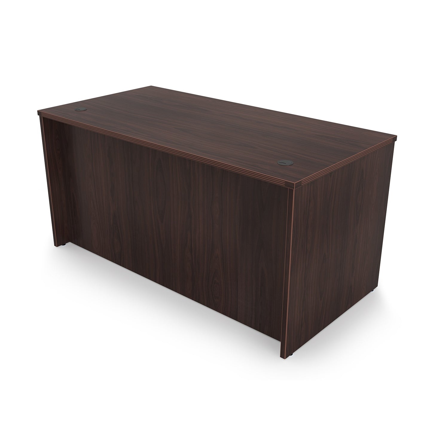 i5 Industries Kai Rectangular Desk with Double Suspended Pedestals, 30″ x 66″