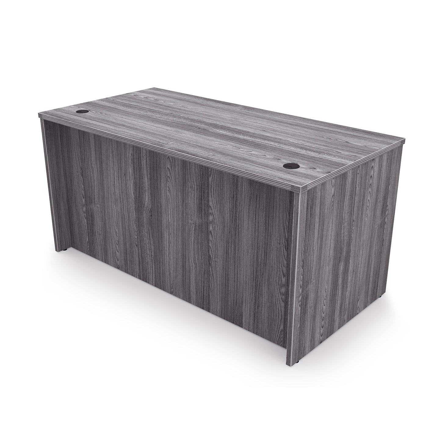 i5 Industries Kai Rectangular Desk with Double Suspended Pedestals, 30″ x 66″