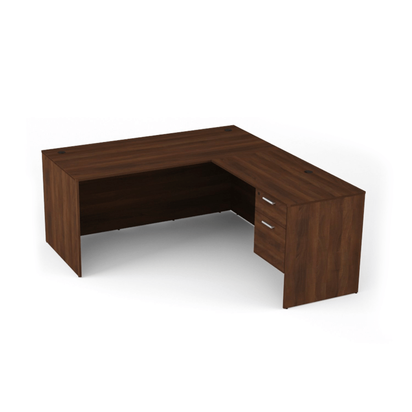 i5 Industries Kai L Shaped Desk with Suspended Pedestal, 60″ x 78″
