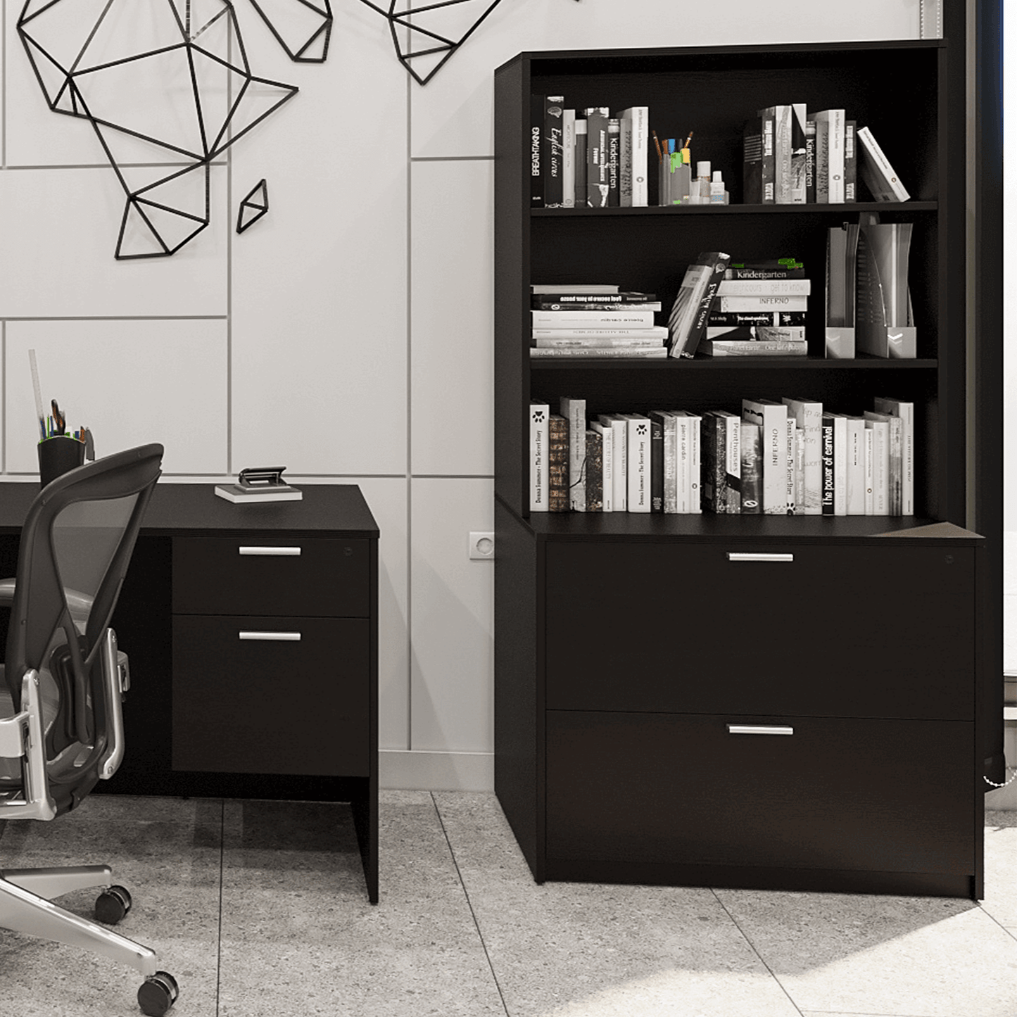 i5 Industries Kai Lateral File with Hutch
