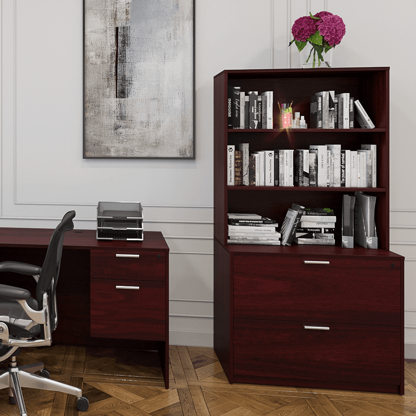 i5 Industries Kai Lateral File with Hutch