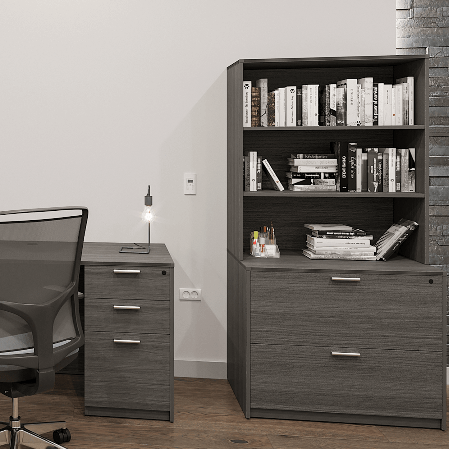 i5 Industries Kai Lateral File with Hutch