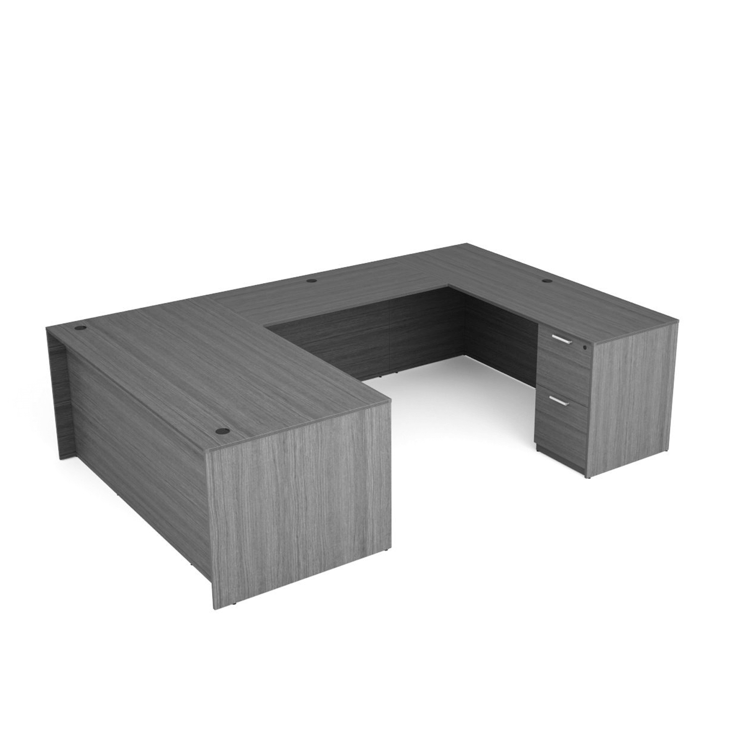 i5 Industries Kai U Shaped Desk with Double Full Pedestals, 71″ x 108″