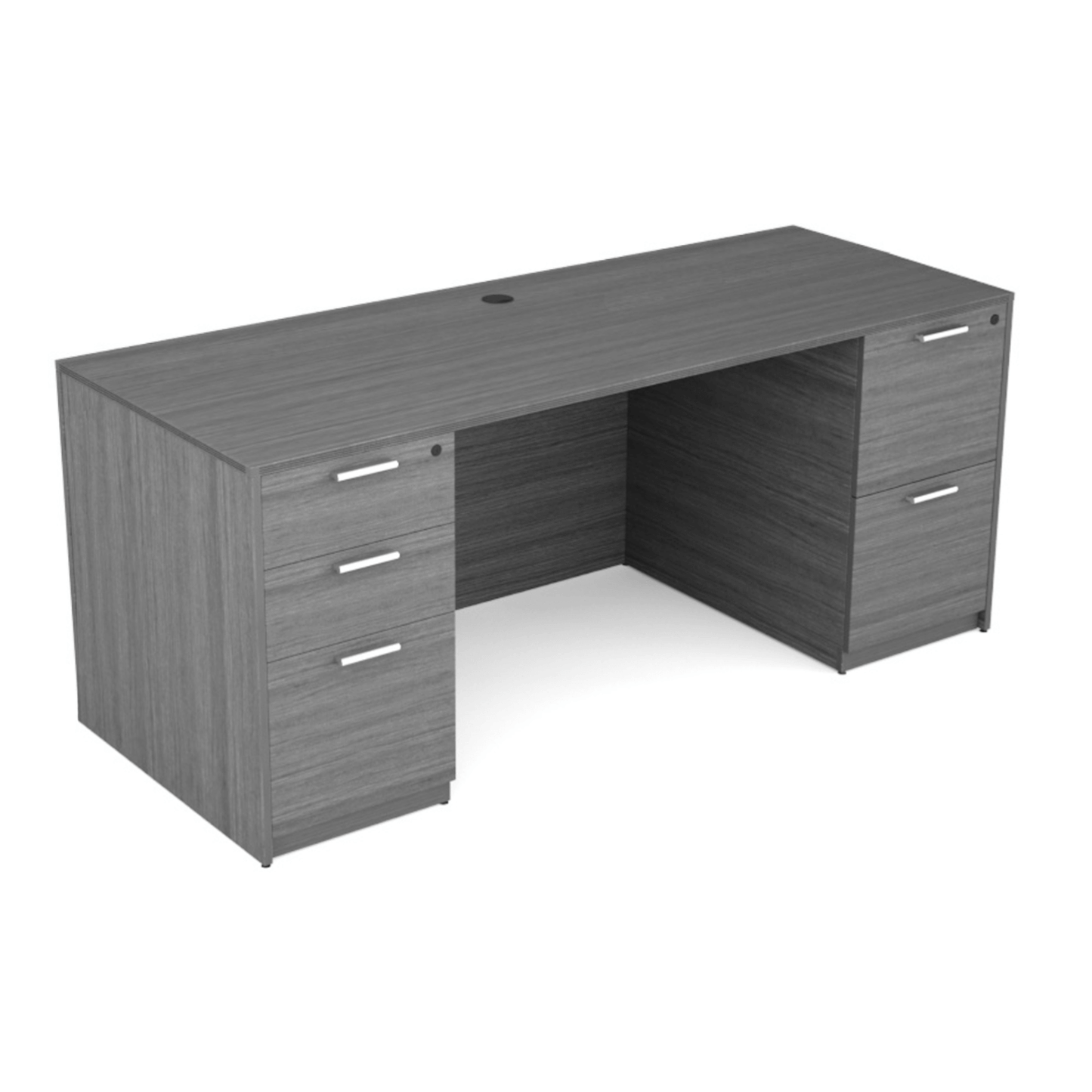 i5 Industries Kai Credenza with Double Full Pedestals, 24″ x 71″