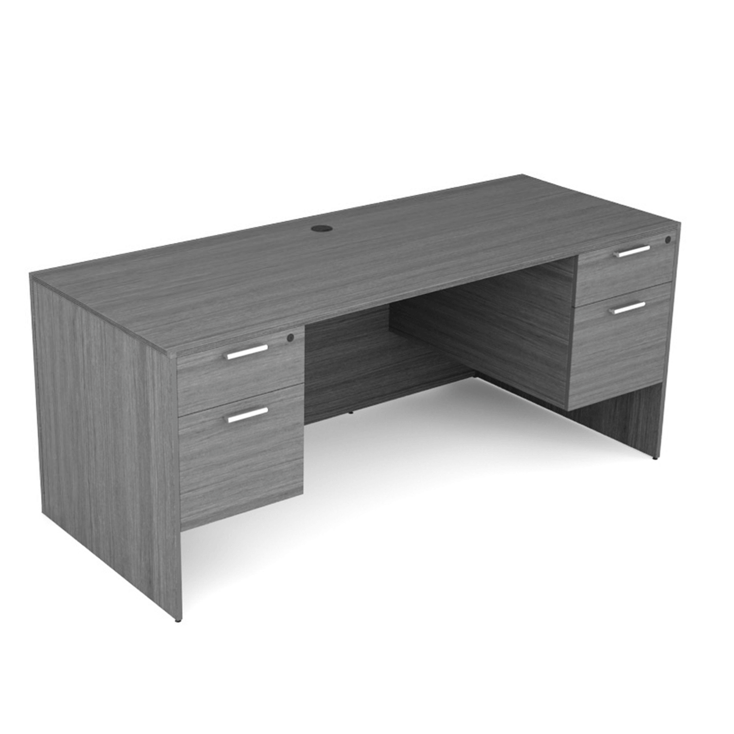i5 Industries Kai Credenza with Double Suspended Pedestals, 24″ x 71″