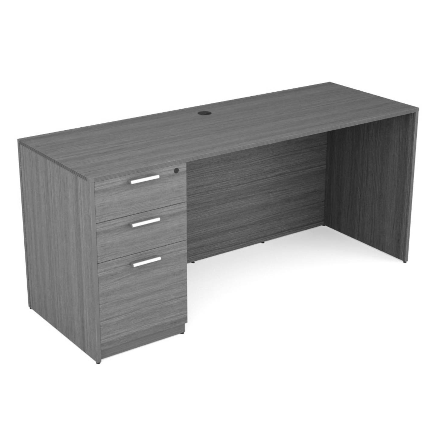 i5 Industries Kai Credenza with Box Box File Pedestal, 24″ x 71″