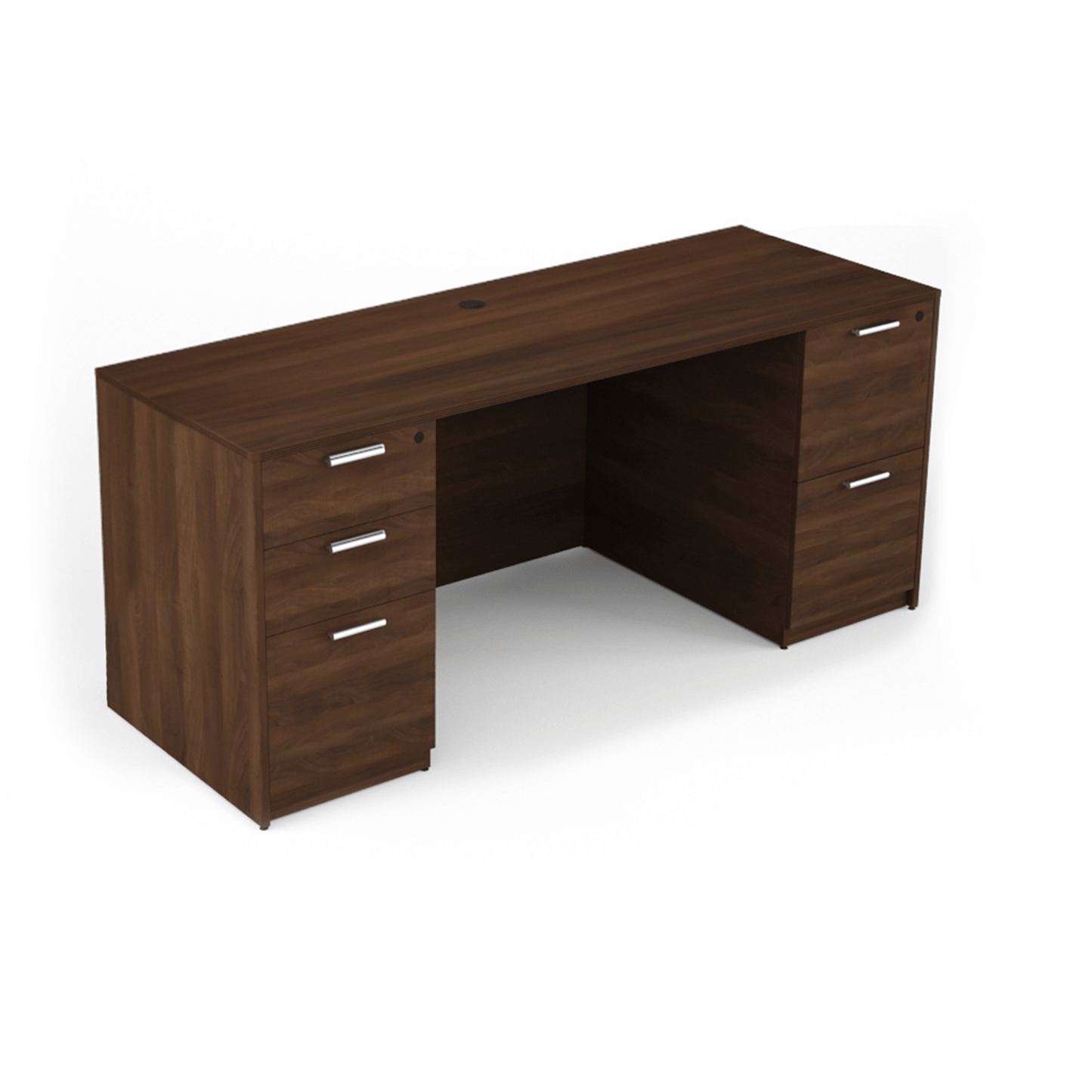 i5 Industries Kai Credenza with Double Full Pedestals, 24″ x 71″