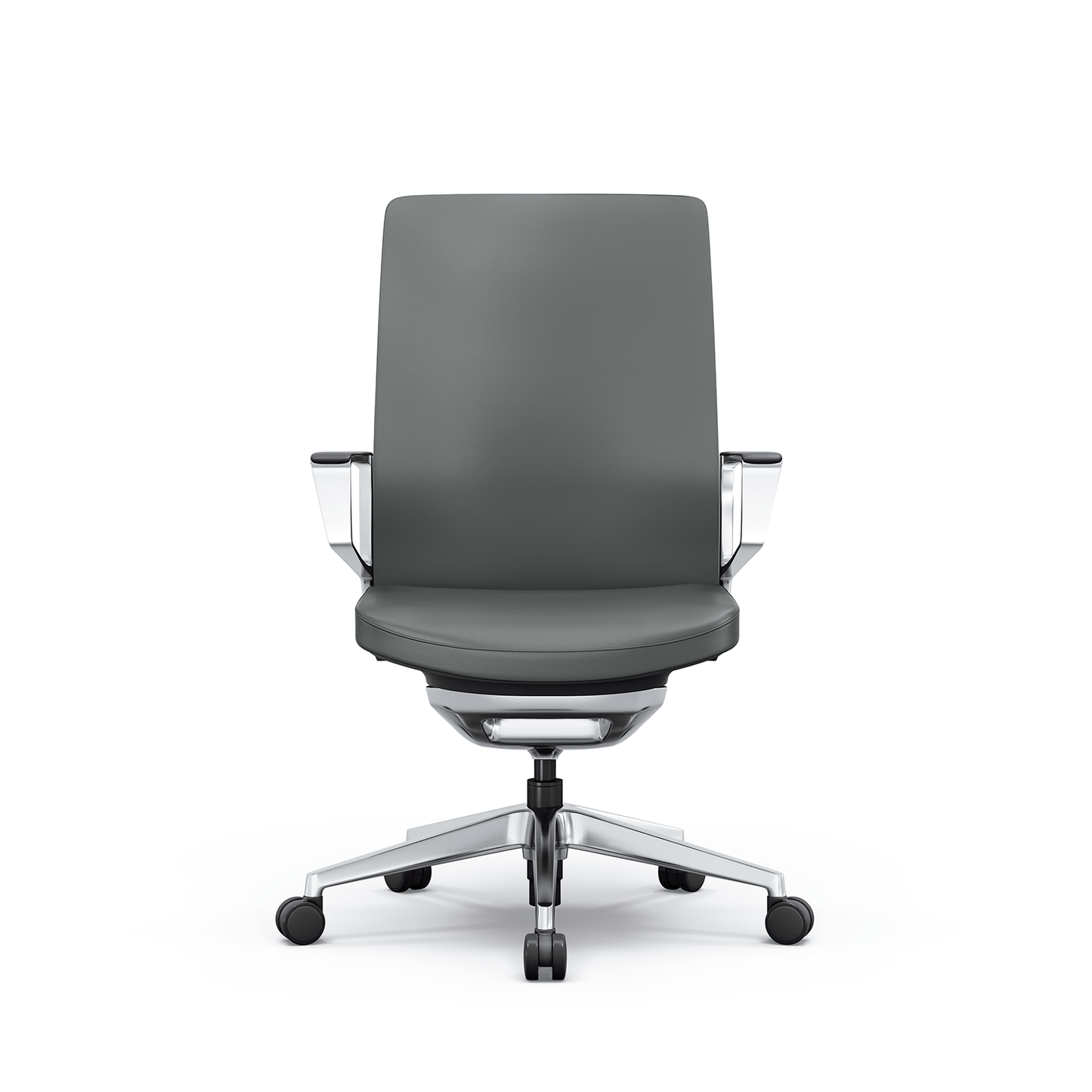 i5 Industries Gravity Conference Chair – Smoke Gray Leather