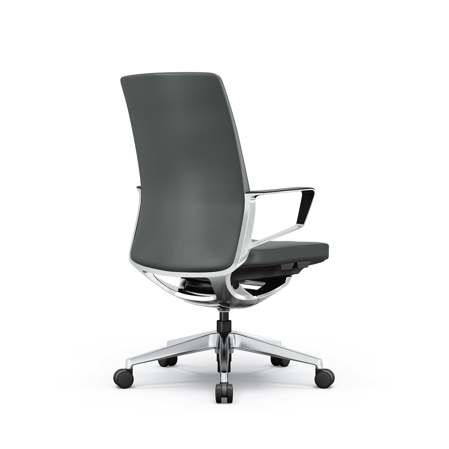 i5 Industries Gravity Conference Chair – Smoke Gray Leather