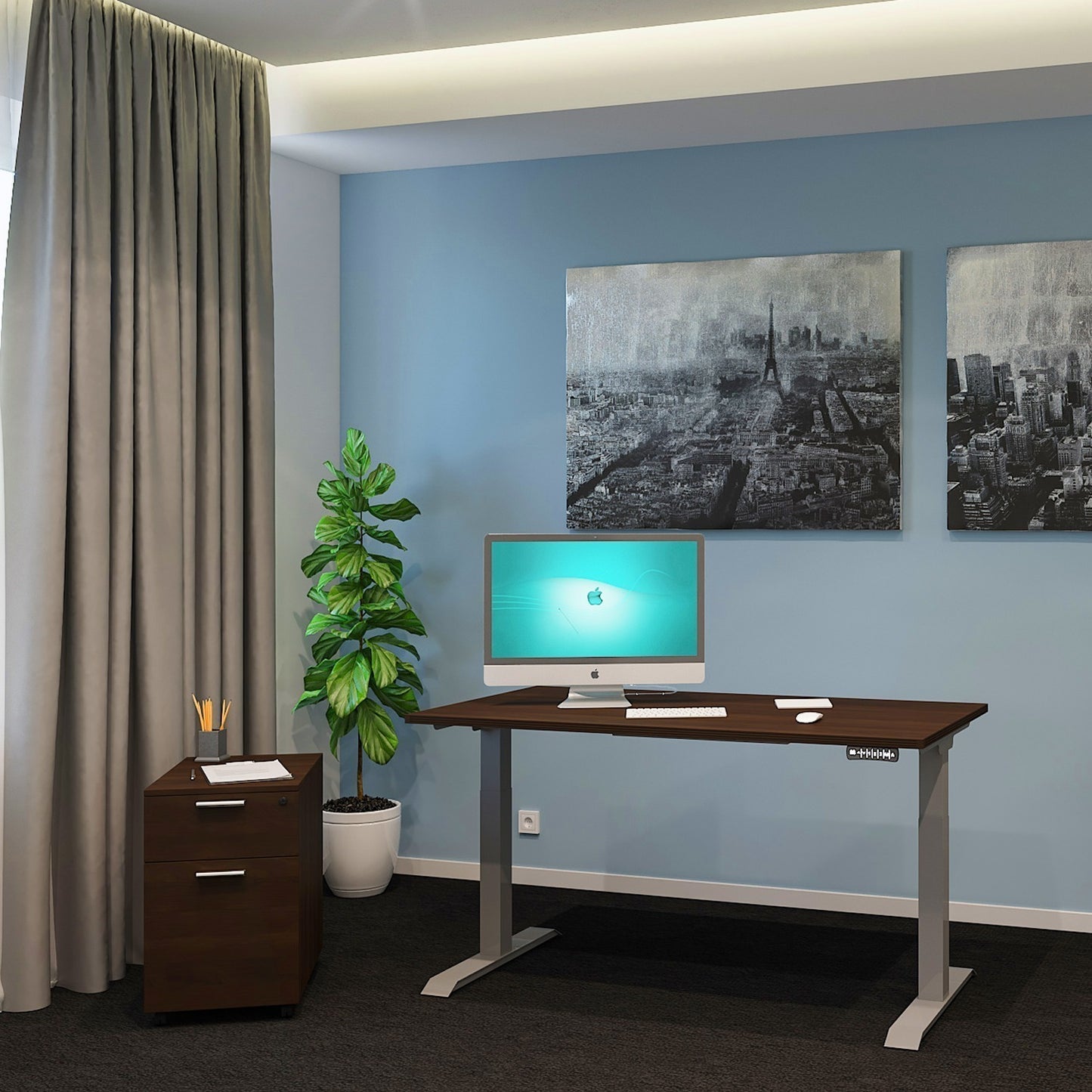 i5 Industries iRize Standing Desk, 24″ x 60″