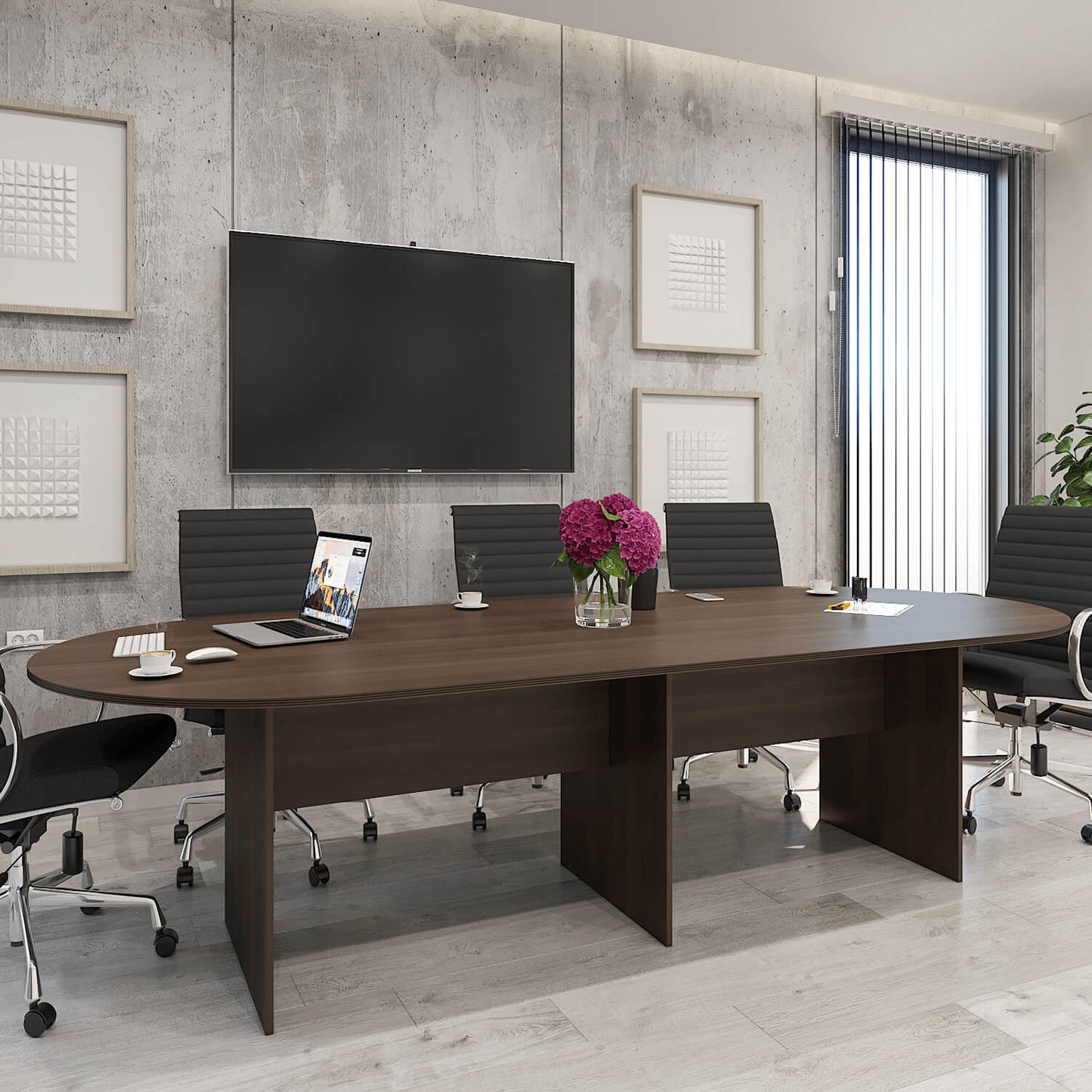 i5 Industries Kai Racetrack Conference Table, 120″