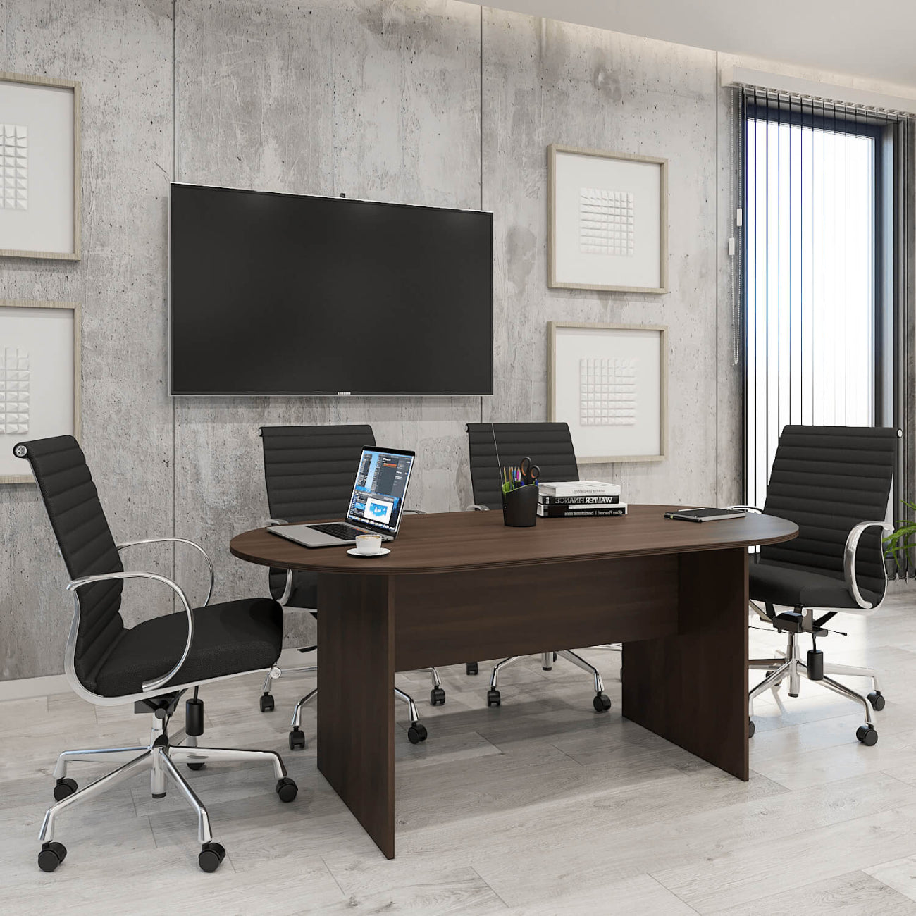 i5 Industries Kai Racetrack Conference Table, 96″