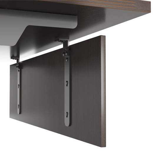 i5 Industries Kai Modesty Panel with Hinged Brackets, 12″ x 44″ – For 60″W Surface