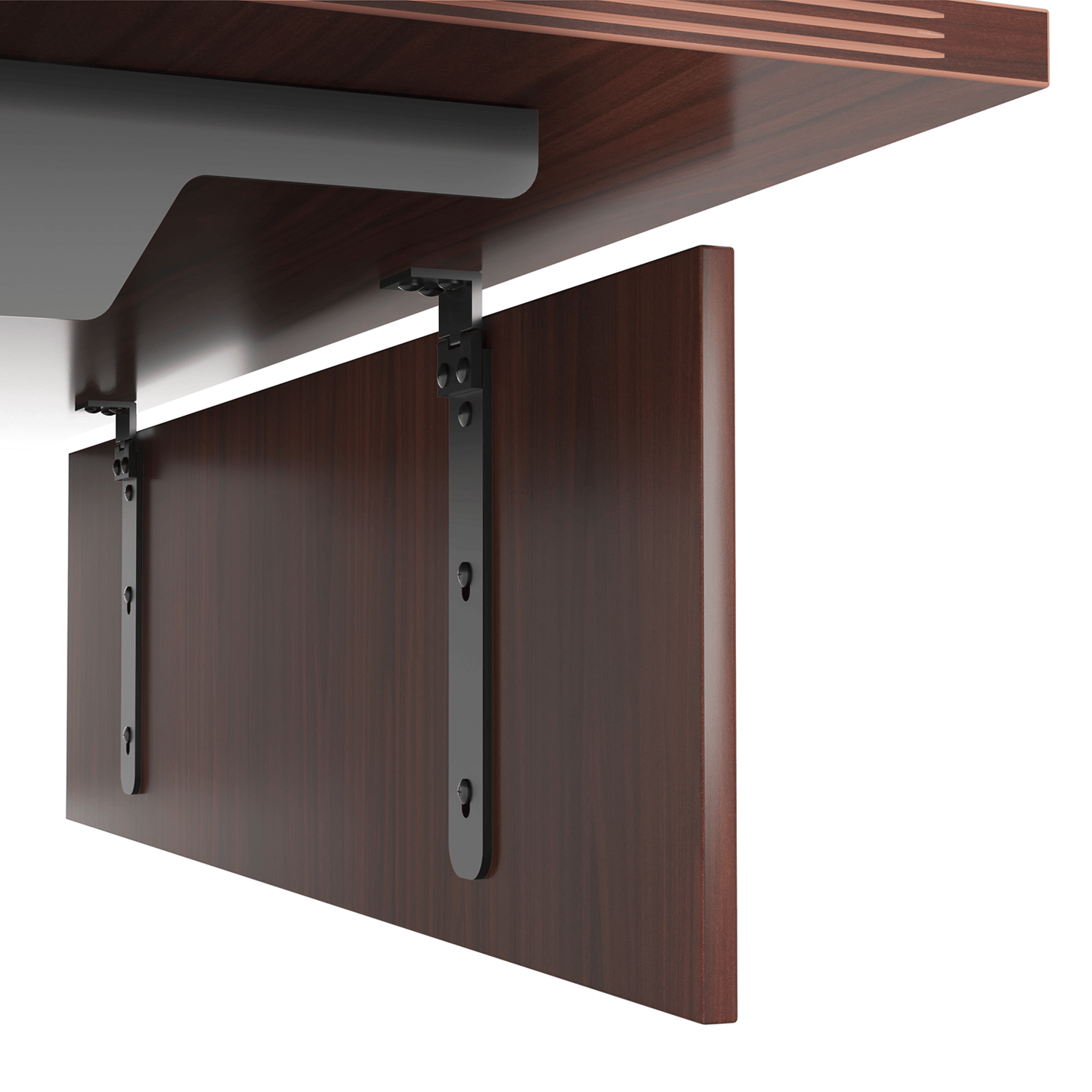 i5 Industries Kai Modesty Panel with Hinged Brackets, 12″ x 50″ – For 66″W Surface