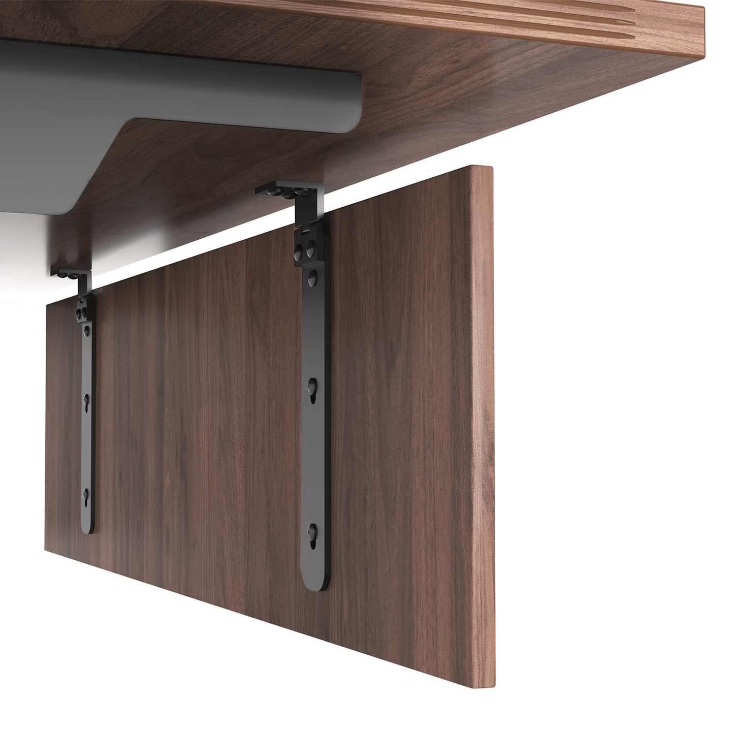 i5 Industries Kai Modesty Panel with Hinged Brackets, 12″ x 50″ – For 66″W Surface