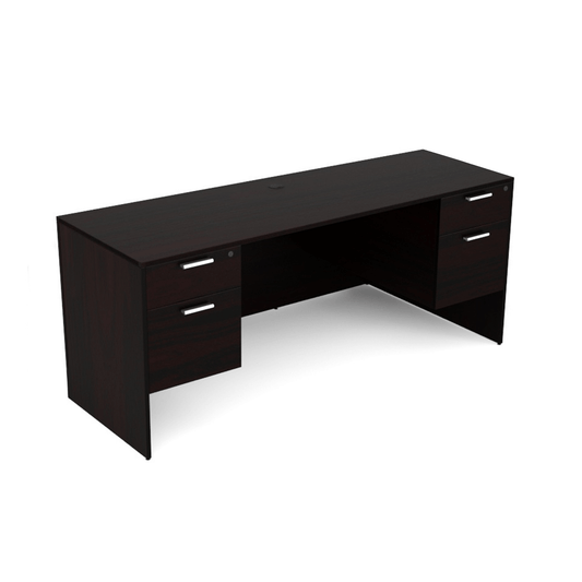 i5 Industries Kai Credenza with Double Suspended Pedestals, 24″ x 71″