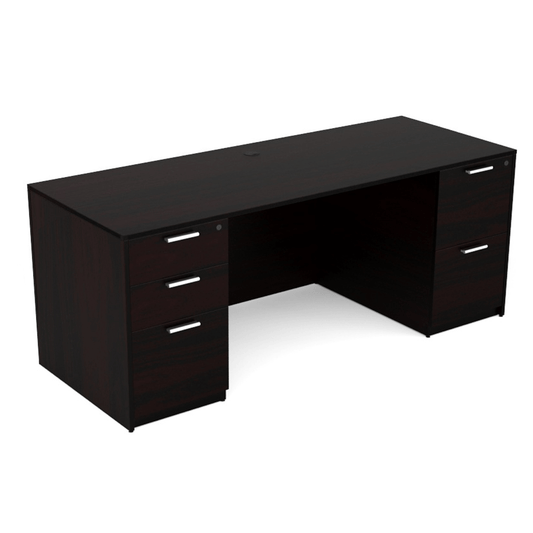 i5 Industries Kai Credenza with Double Full Pedestals, 24″ x 71″