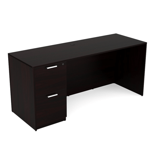 i5 Industries Kai Credenza with File File Pedestal, 24″ x 71″