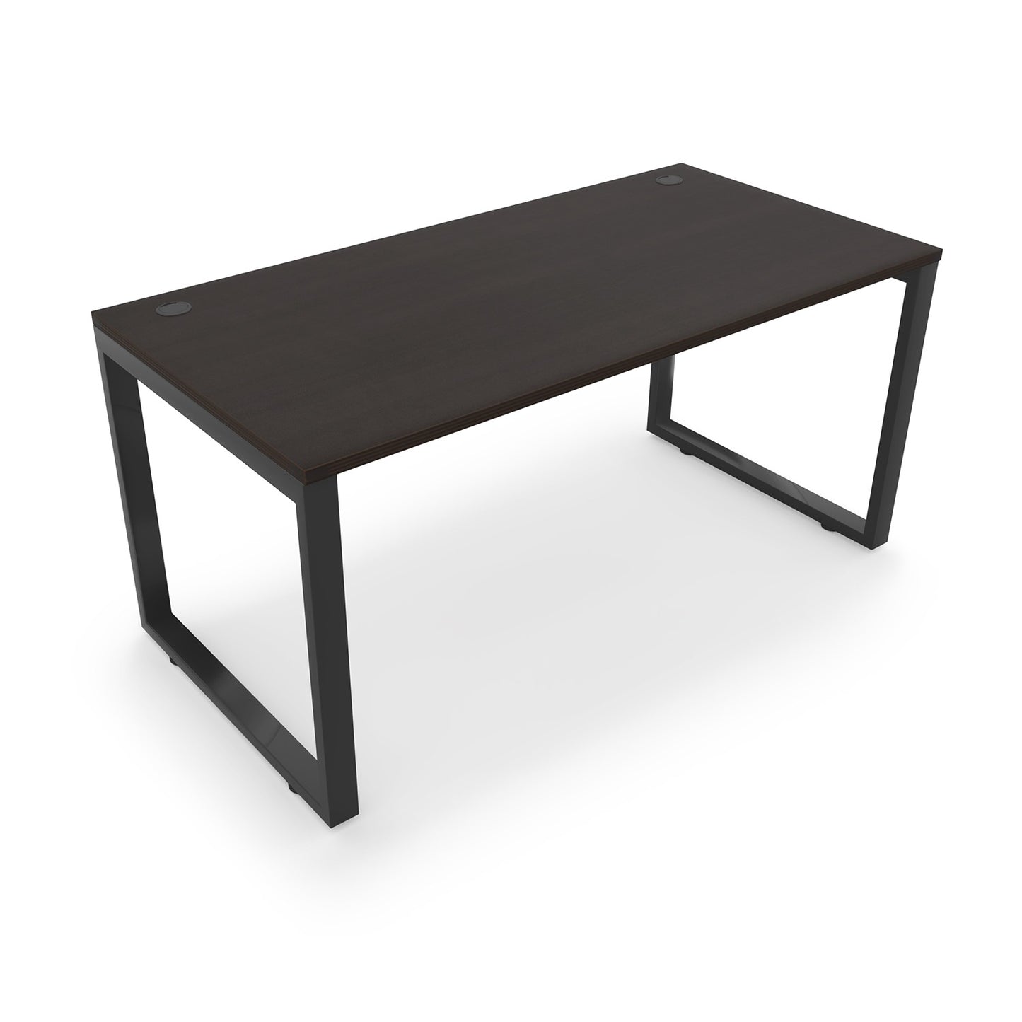 i5 Industries Fusion Metal Leg Desk with Grommets, 24″ x 72″