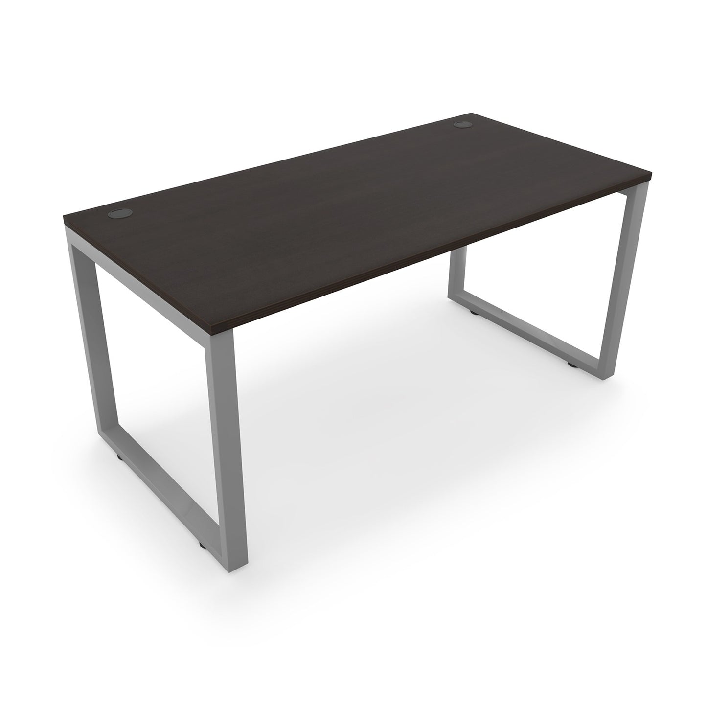 i5 Industries Fusion Metal Leg Desk with Grommets, 30″ x 48″