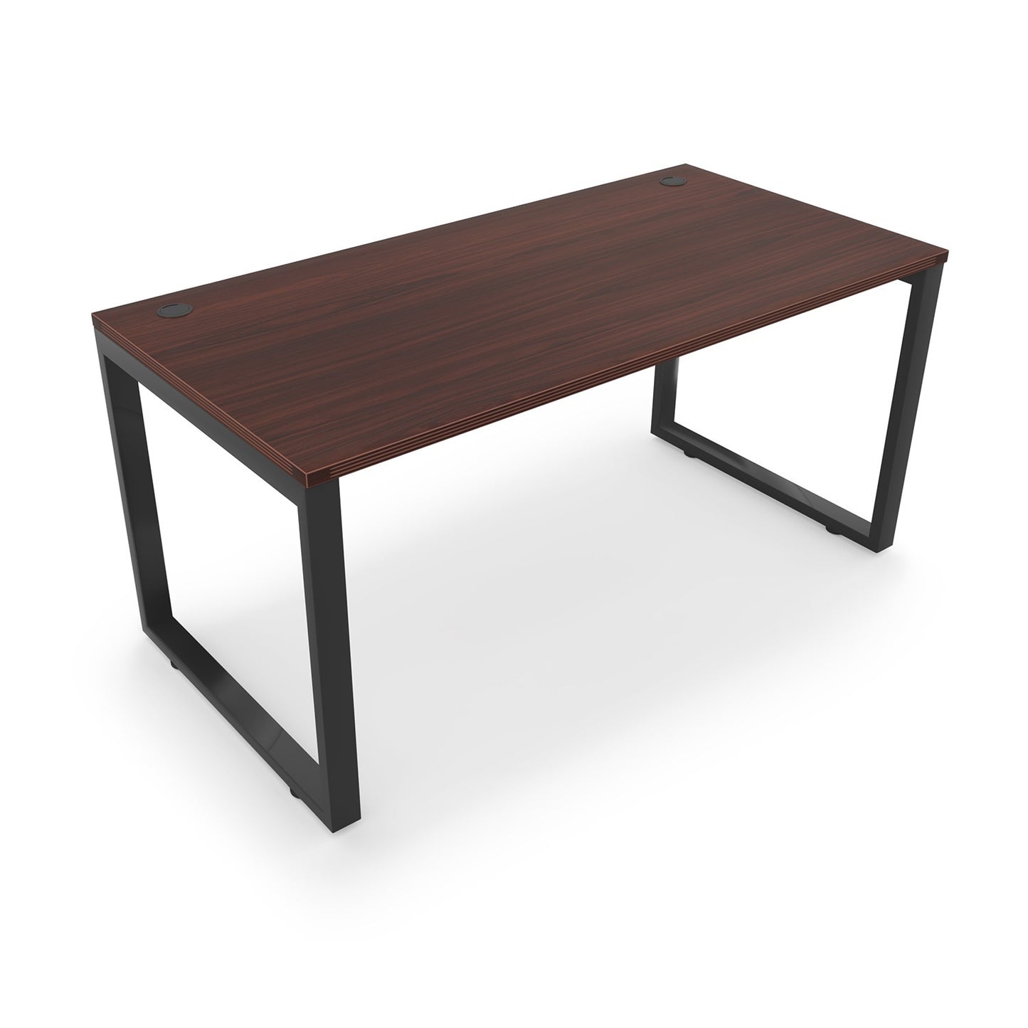 i5 Industries Fusion Metal Leg Desk with Grommets, 24″ x 60″
