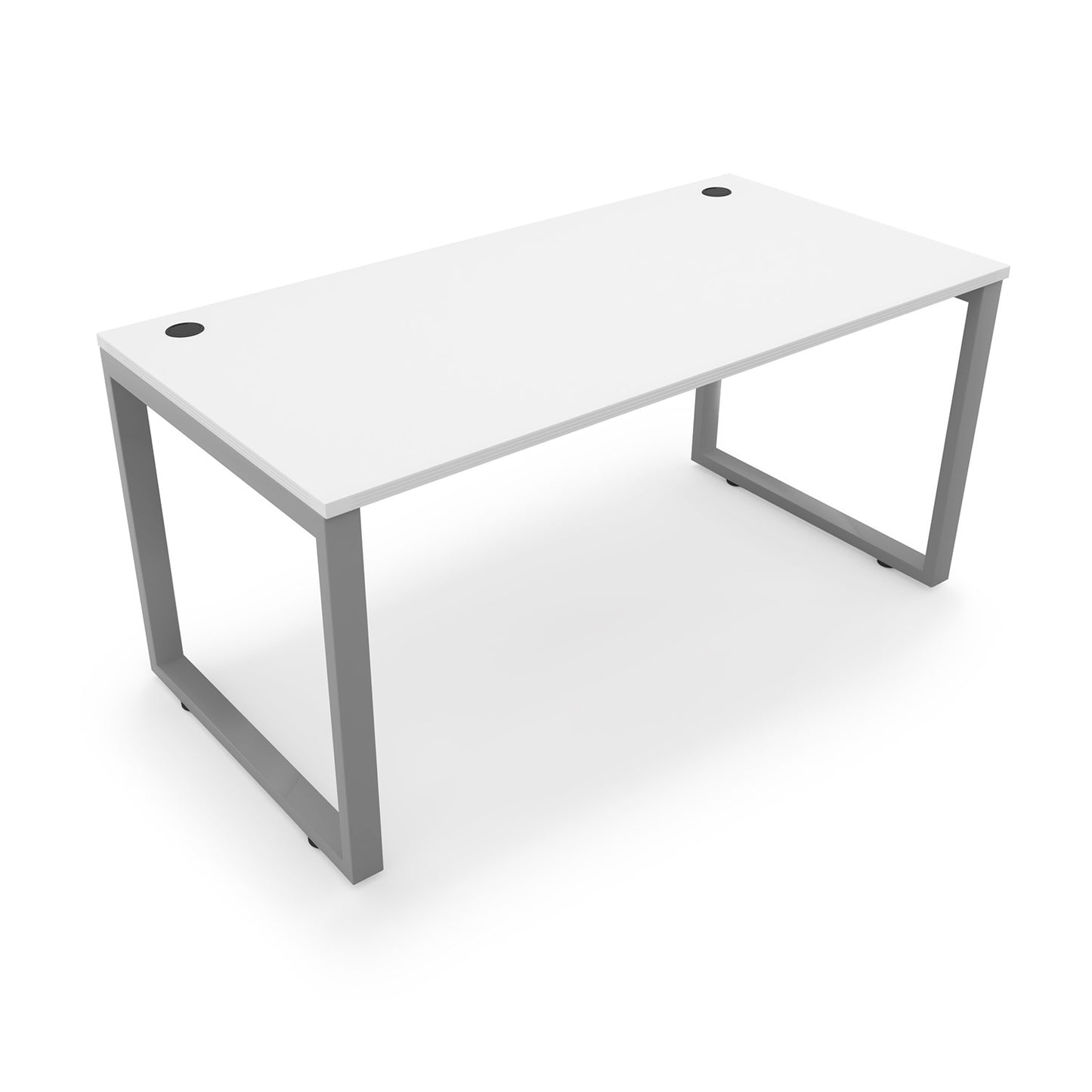 i5 Industries Fusion Metal Leg Desk with Grommets, 30″ x 60″