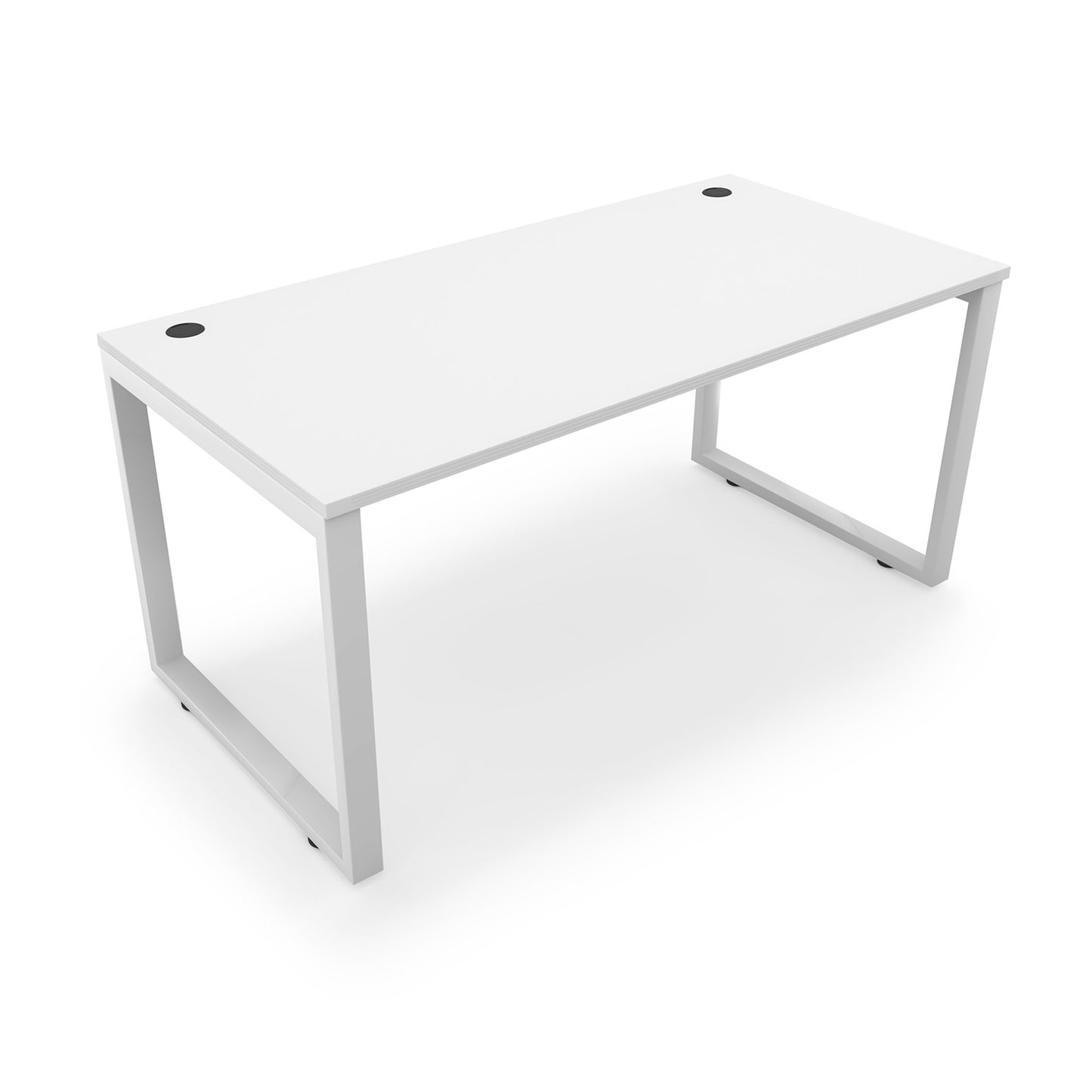 i5 Industries Fusion Metal Leg Desk with Grommets, 24″ x 72″