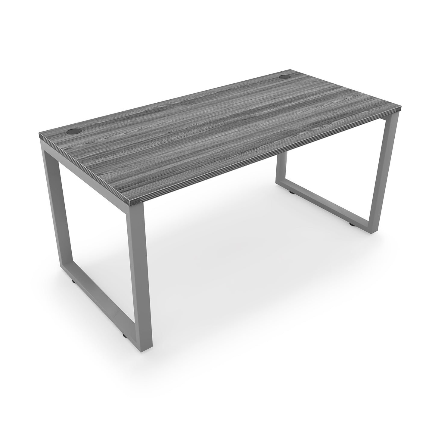 i5 Industries Fusion Metal Leg Desk with Grommets, 24″ x 72″