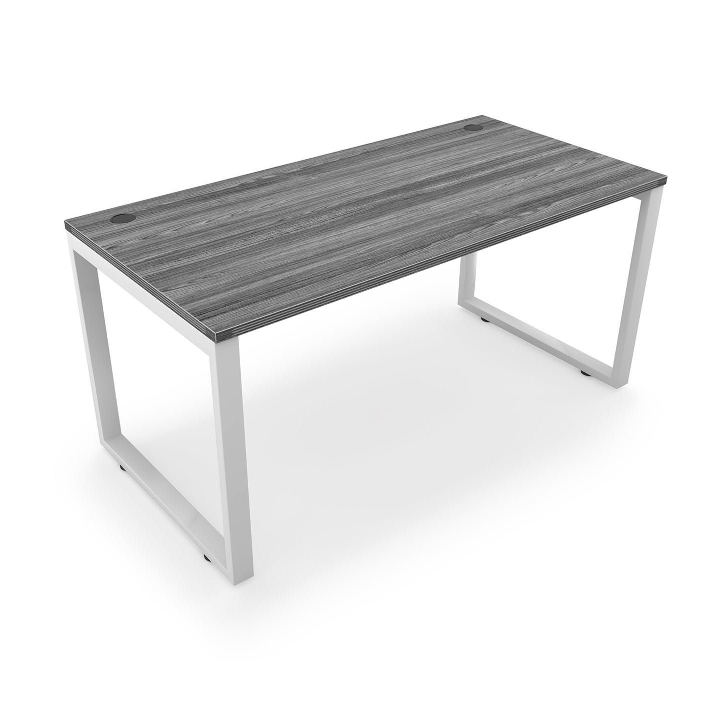 i5 Industries Fusion Metal Leg Desk with Grommets, 24″ x 72″