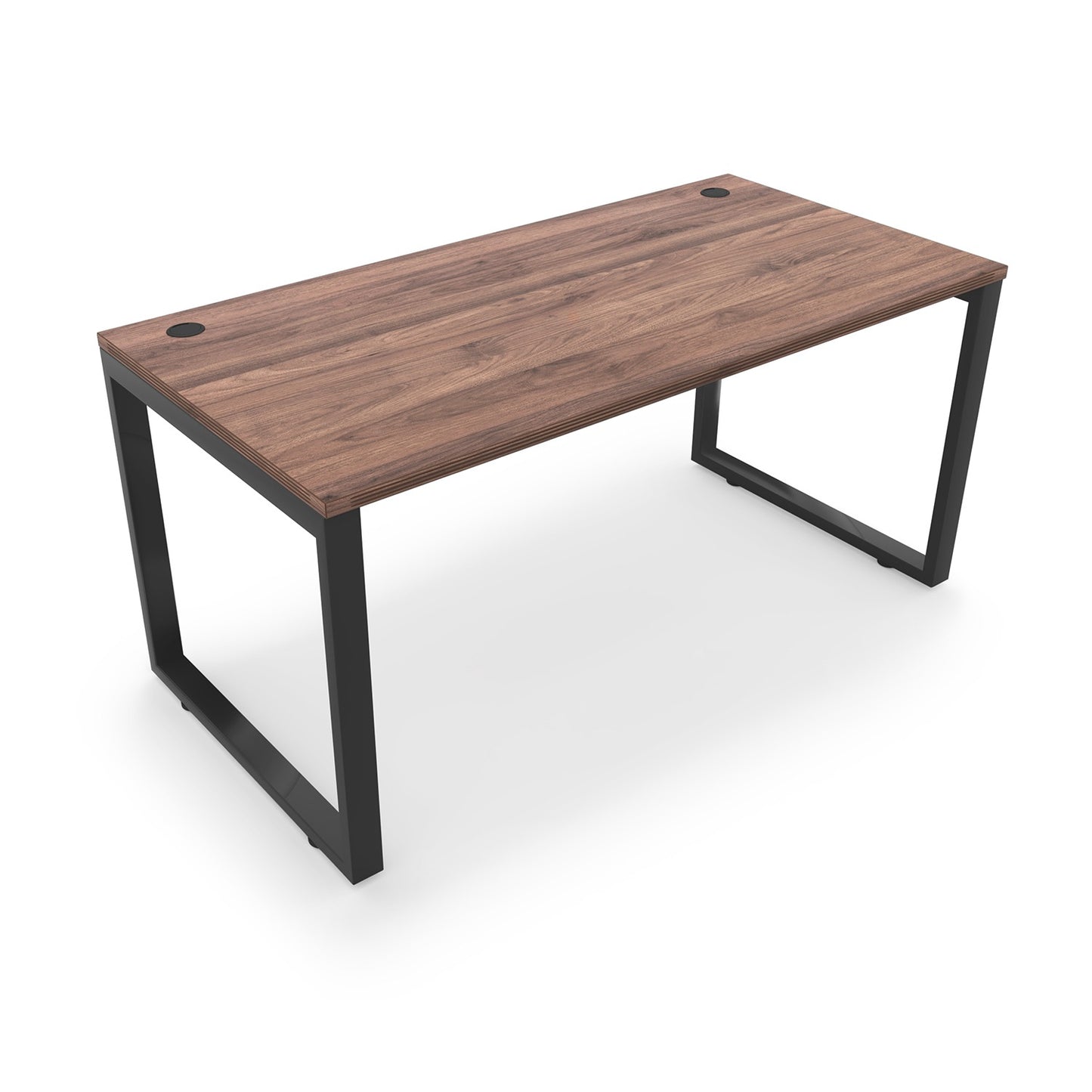 i5 Industries Fusion Metal Leg Desk with Grommets, 24″ x 60″