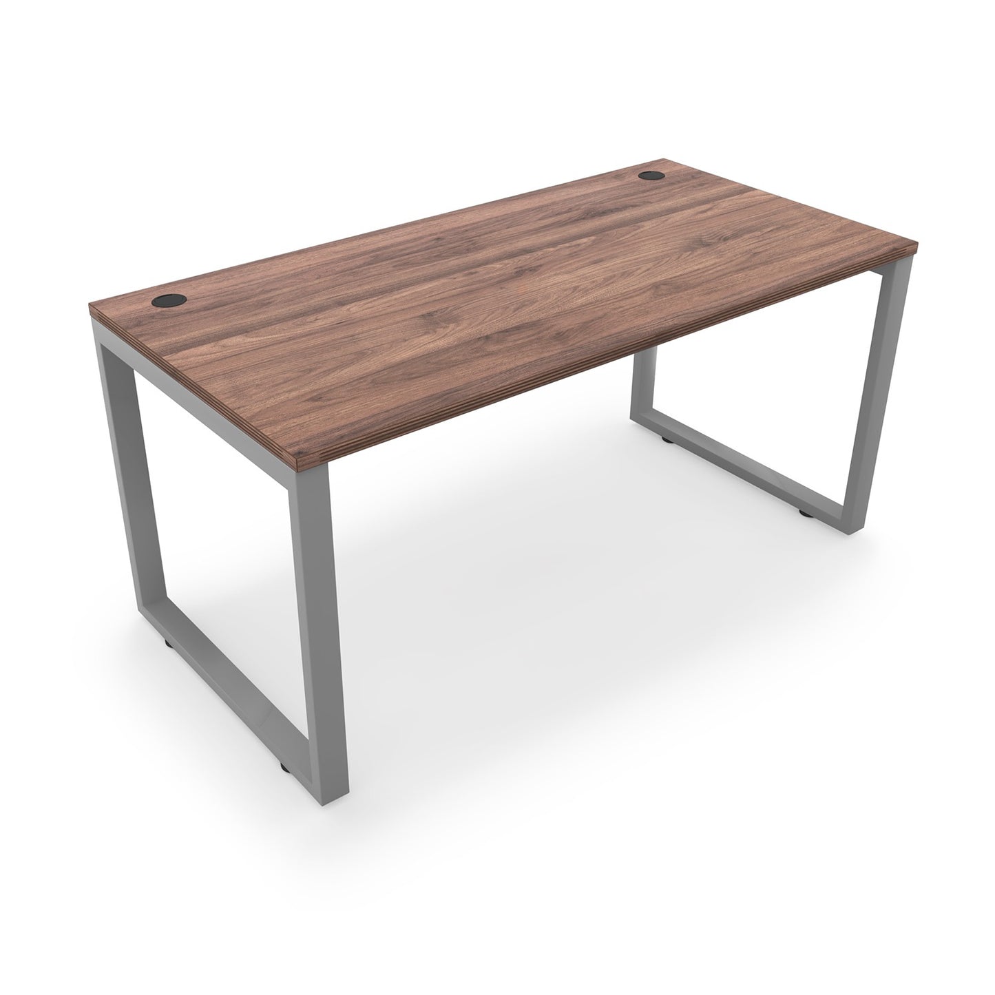 i5 Industries Fusion Metal Leg Desk with Grommets, 24″ x 60″