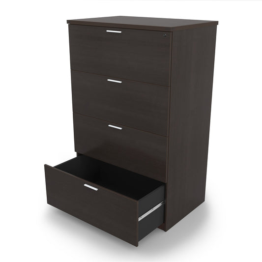 i5 Industries Kai 4 Drawer Lateral File, 36″
