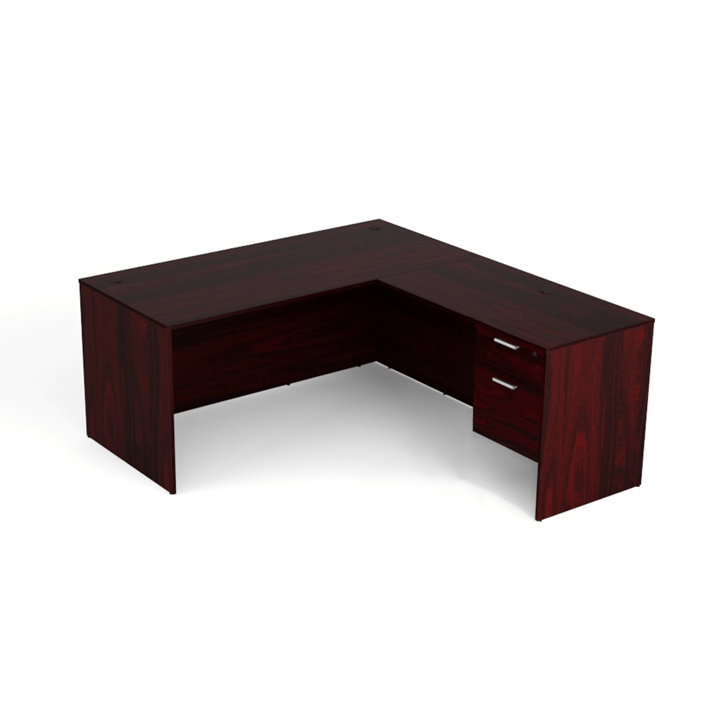 i5 Industries Kai L Shaped Desk with Suspended Pedestal, 71″ x 78″ (71″ W Desk, 48″ W Return)