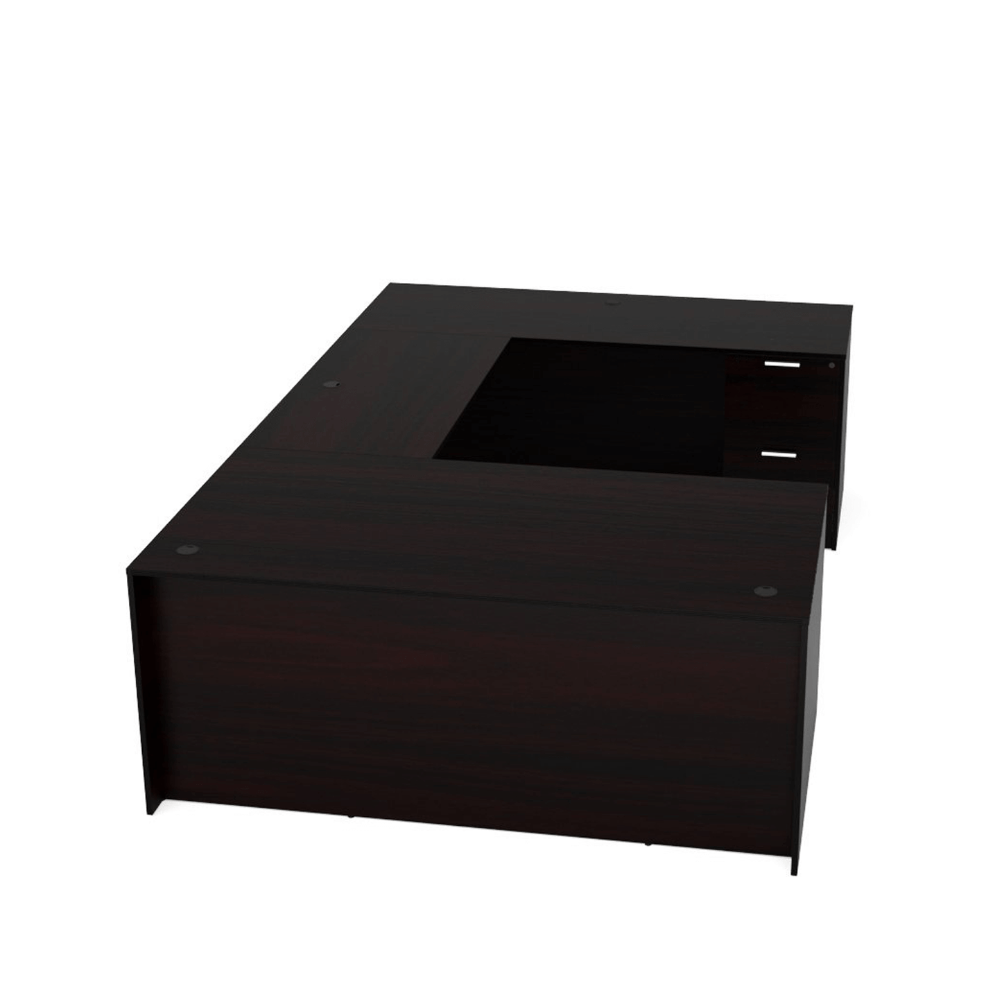 i5 Industries Kai U Shaped Desk with Double Full Pedestals, 71″ x 96″
