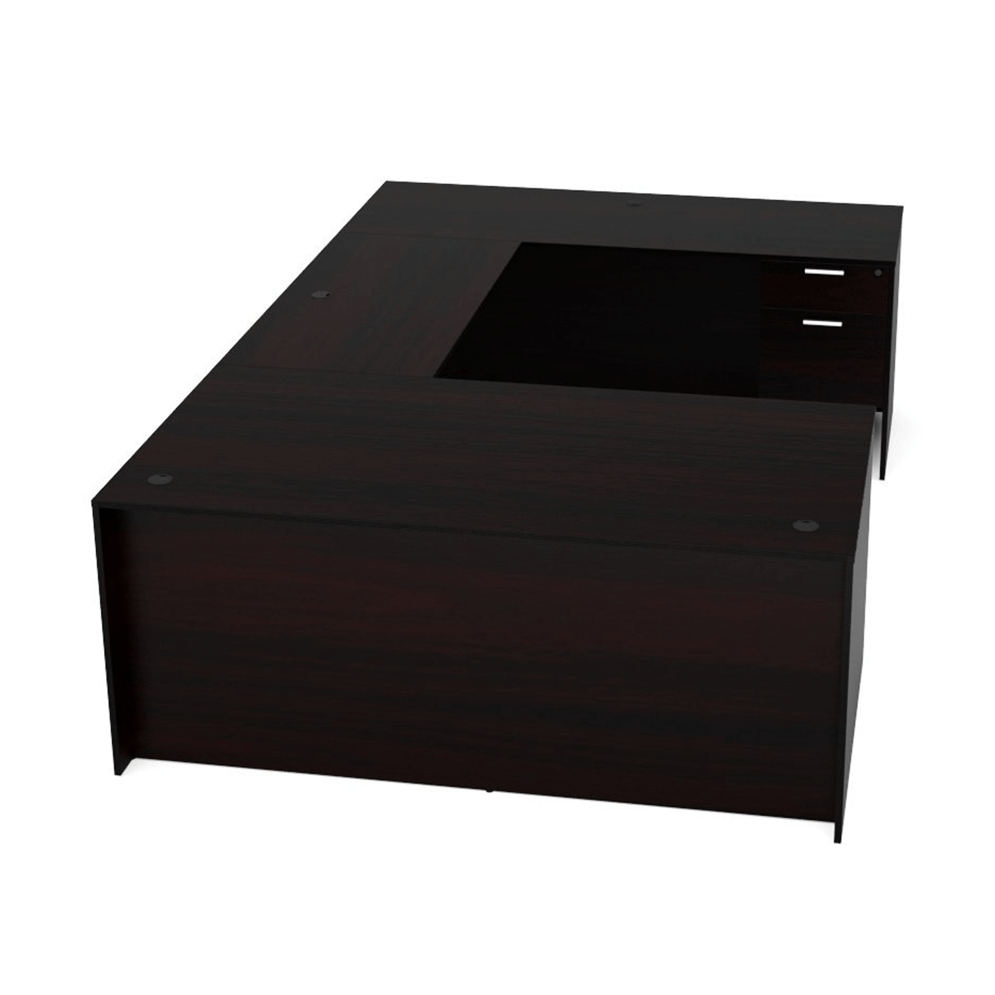 i5 Industries Kai U Shaped Desk with Double Suspended Pedestals, 71″ x 108″