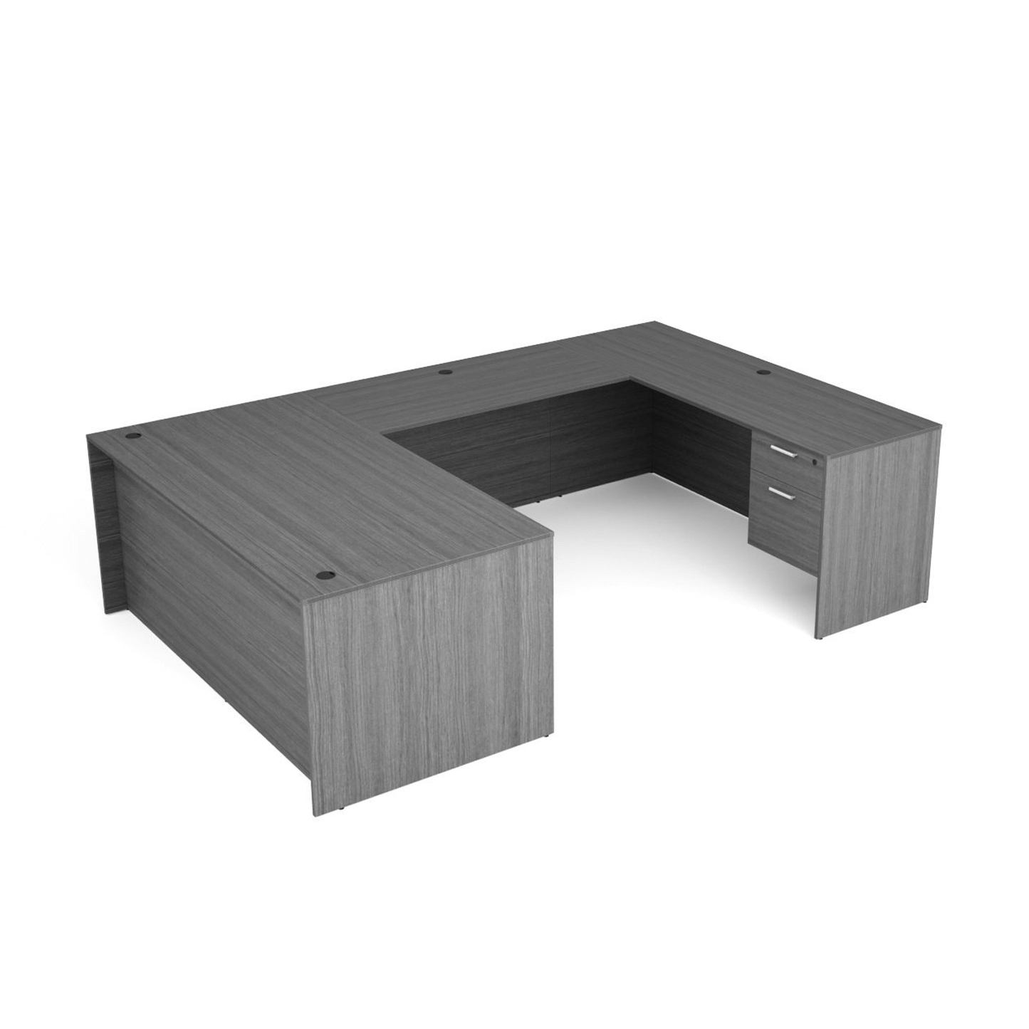 i5 Industries Kai U Shaped Desk with Double Suspended Pedestals, 71″ x 108″