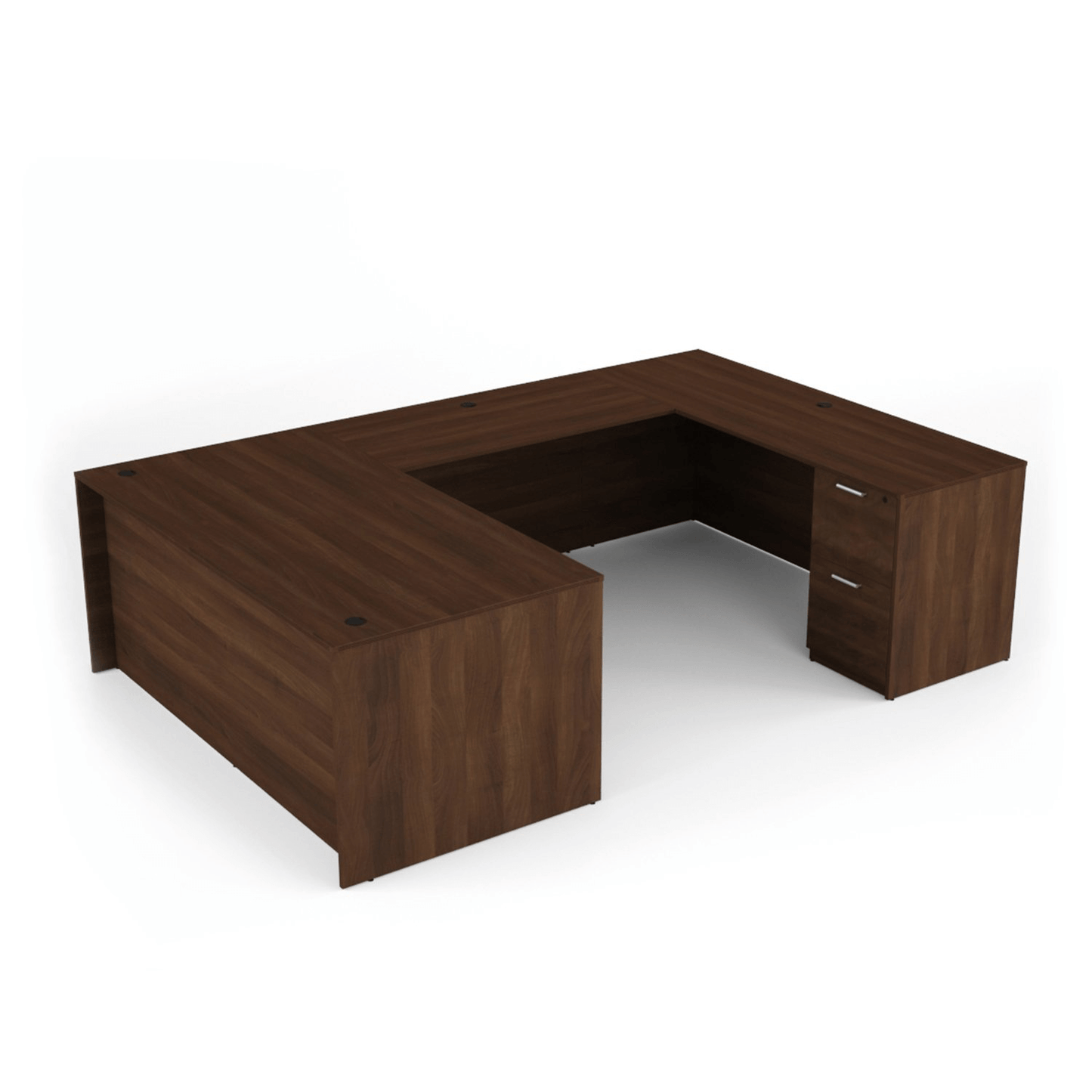 i5 Industries Kai U Shaped Desk with Double Full Pedestals, 71″ x 108″