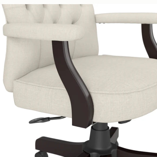 High Back Tufted Office Chair with Arms