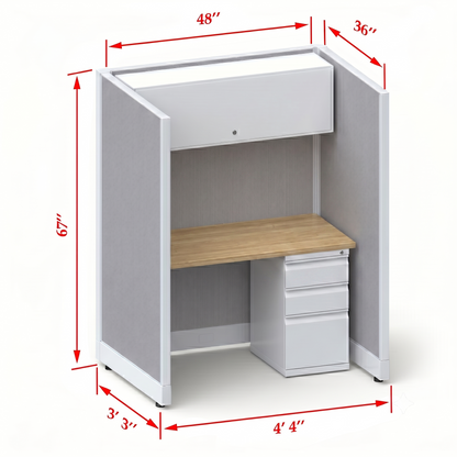 Cubicle Stations 67H Single