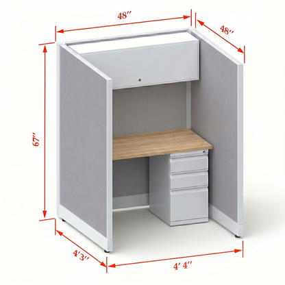 Cubicle Stations 67H Single