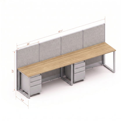 Open Workstation 53H 2pack Inline