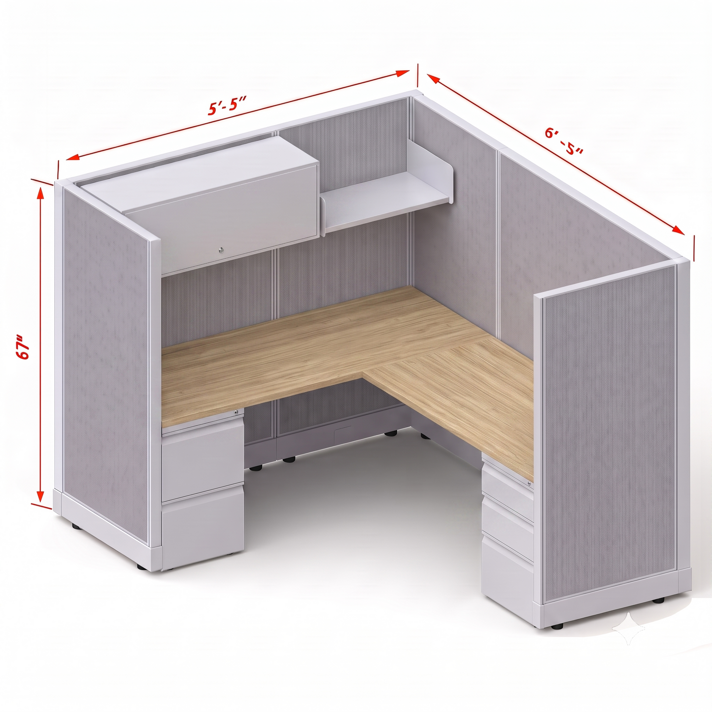 Workstation Desk 67H Single