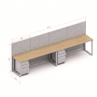 Open Workstation 53H 2pack Inline